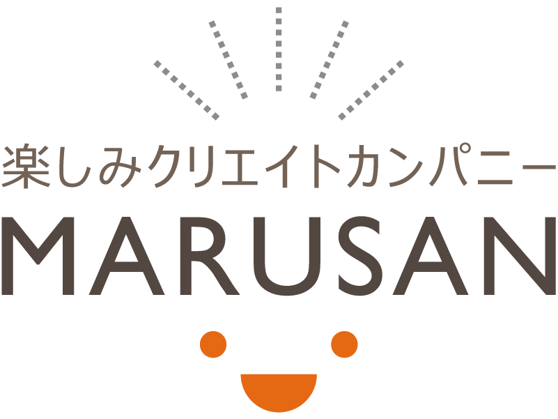 楽しみクリエイトカンパニーMARUSAN（株式会社丸三ロゴ）